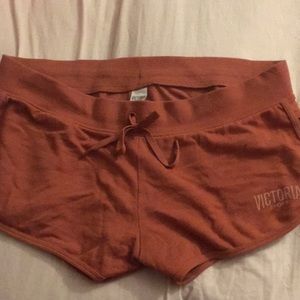 Victoria’s Secret athletic shorts with mesh siding